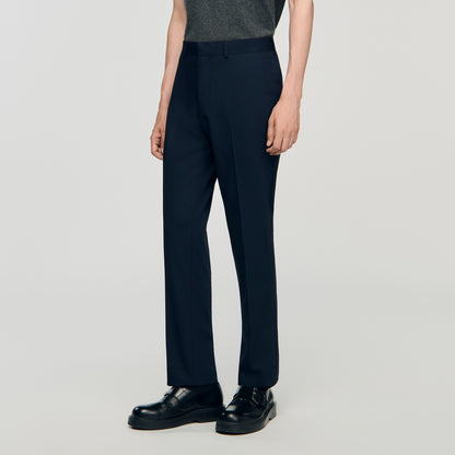 New Croise Wide-leg suit trousers Navy Blue