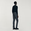 Croise Amf Wool Suit Trousers Heather Charcoal