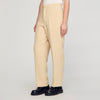 Oversized Linen And Cotton Trousers Butter Cream