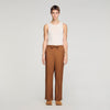 Pyjama Pant Drawstring Flowing Trousers Whisky