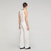 Croise Mode Lin Linen Suit Trousers WHITE
