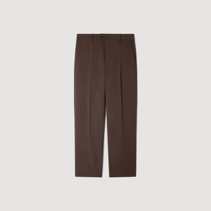 Oversize Suit Oversized Wool Trousers Chocolate