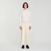 Pierre Pants Linen  Straight Leg Trousers Ecru