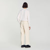 Pierre Pants Linen  Straight Leg Trousers Ecru