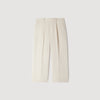 Pierre Pants Linen  Straight Leg Trousers Ecru