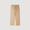 Rope Pant Wide-leg cotton trousers Cappucino