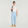 Pierre  Straight Leg Trousers Sky Blue