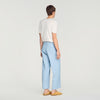 Pierre  Straight Leg Trousers Sky Blue