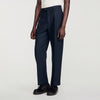 Gerard Pants Flannel Wide-leg wool trousers Navy Blue