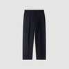 Gerard Pants Flannel Wide-leg wool trousers Navy Blue
