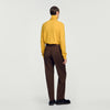 Gerard Pants Wool Wide-leg wool trousers Tabac Fonce