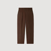 Gerard Pants Wool Wide-leg wool trousers Tabac Fonce