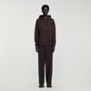 Rubber Sandro Hoodie Logo Hoodie Chocolate