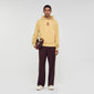 Hoodie Patch 4S Leather Patch Sweatshirt Ocher Yellow