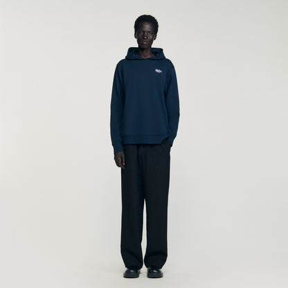 Atelier Hoodie Logo Sweatshirt Midnight Blue