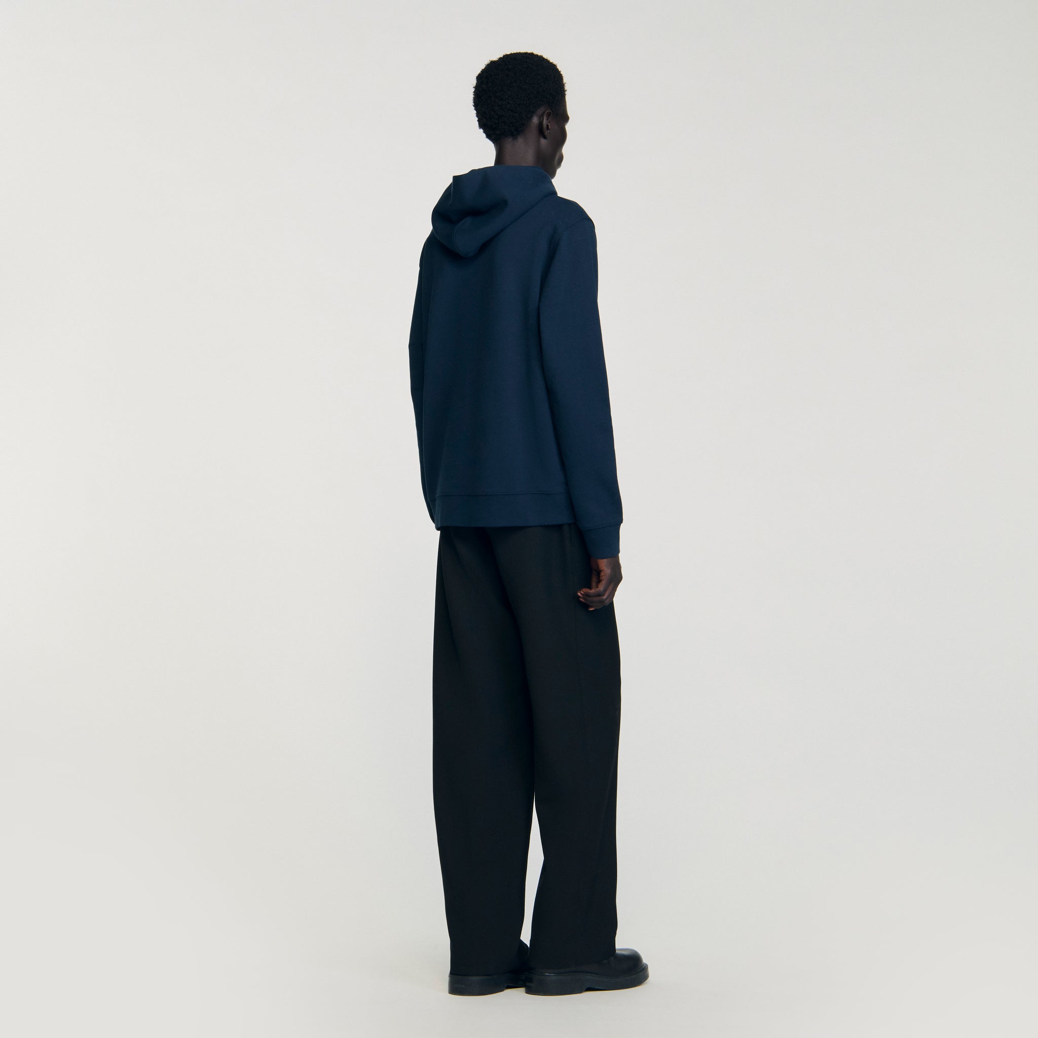 Atelier Hoodie Logo Sweatshirt Midnight Blue