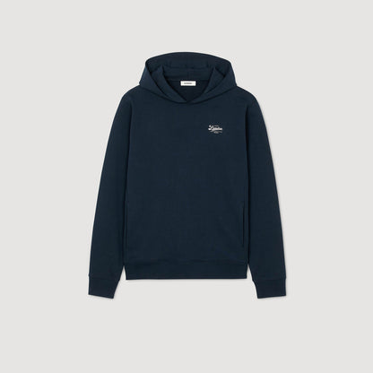 Atelier Hoodie Logo Sweatshirt Midnight Blue