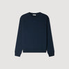 Sandro Logo Crewneck Logo Sweatshirt Navy Blue