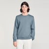 Sandro Logo Crewneck Logo Sweatshirt Grey / Blu