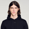 Sandro Logo Hoodie Logo Sweatshirt Black