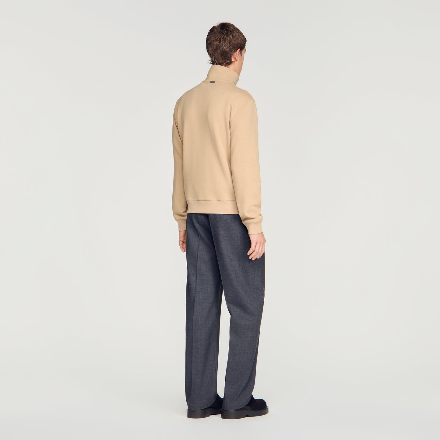 Half Zip Sweater  Sweatshirts Cappucino