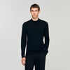 Industrial Funnel Neck Sweater BLACK