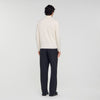 Zip Sweater Wool Jumper With Zip Collar Off White