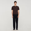 Pablo Tee Knitted T-Shirt CHOCOLATE