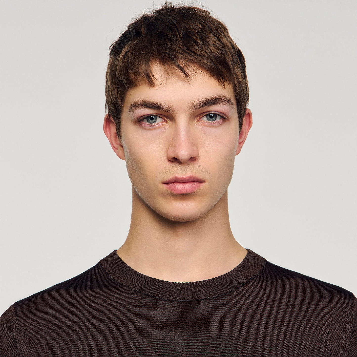 Pablo Tee Knitted T-Shirt CHOCOLATE