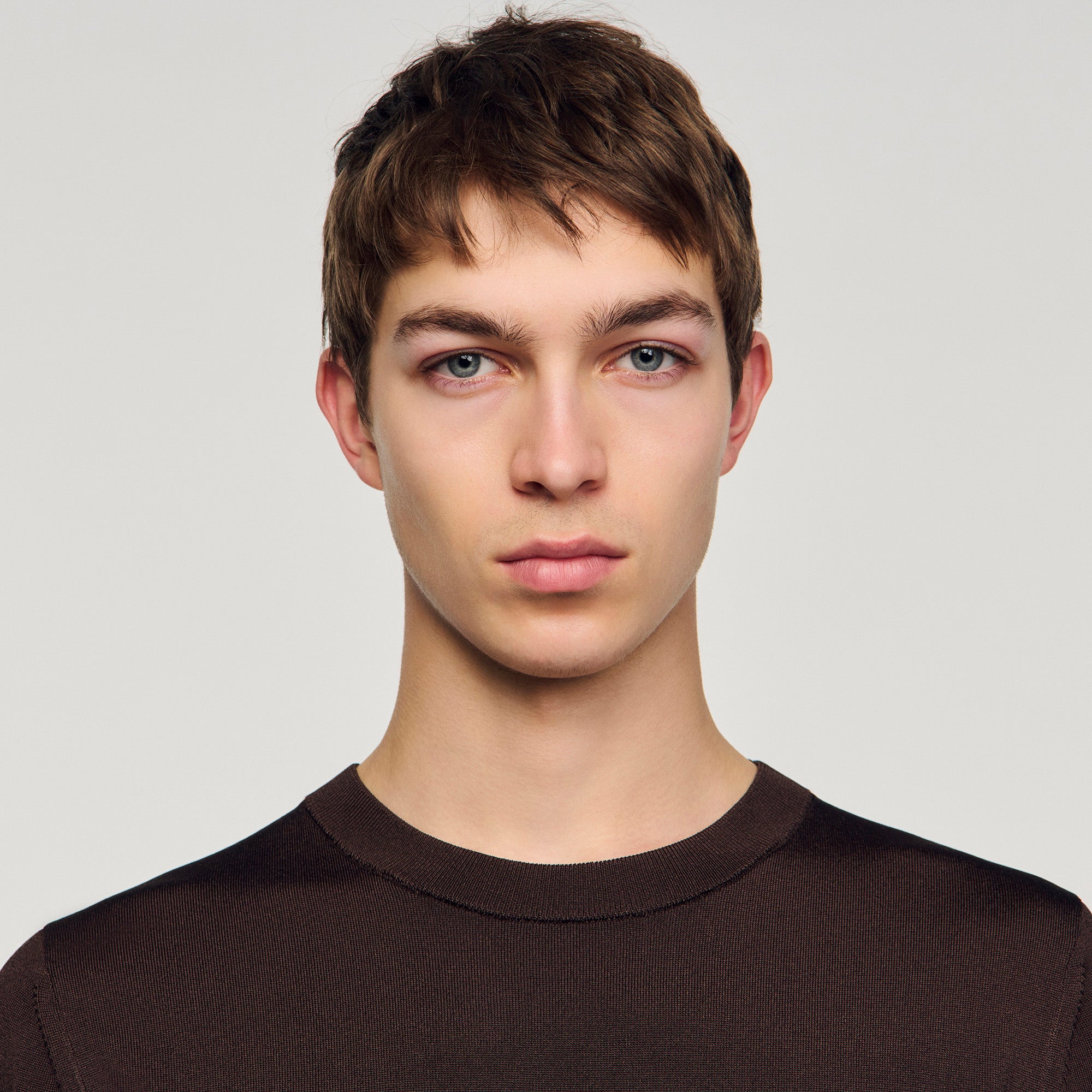 Pablo Tee Knitted T-Shirt CHOCOLATE