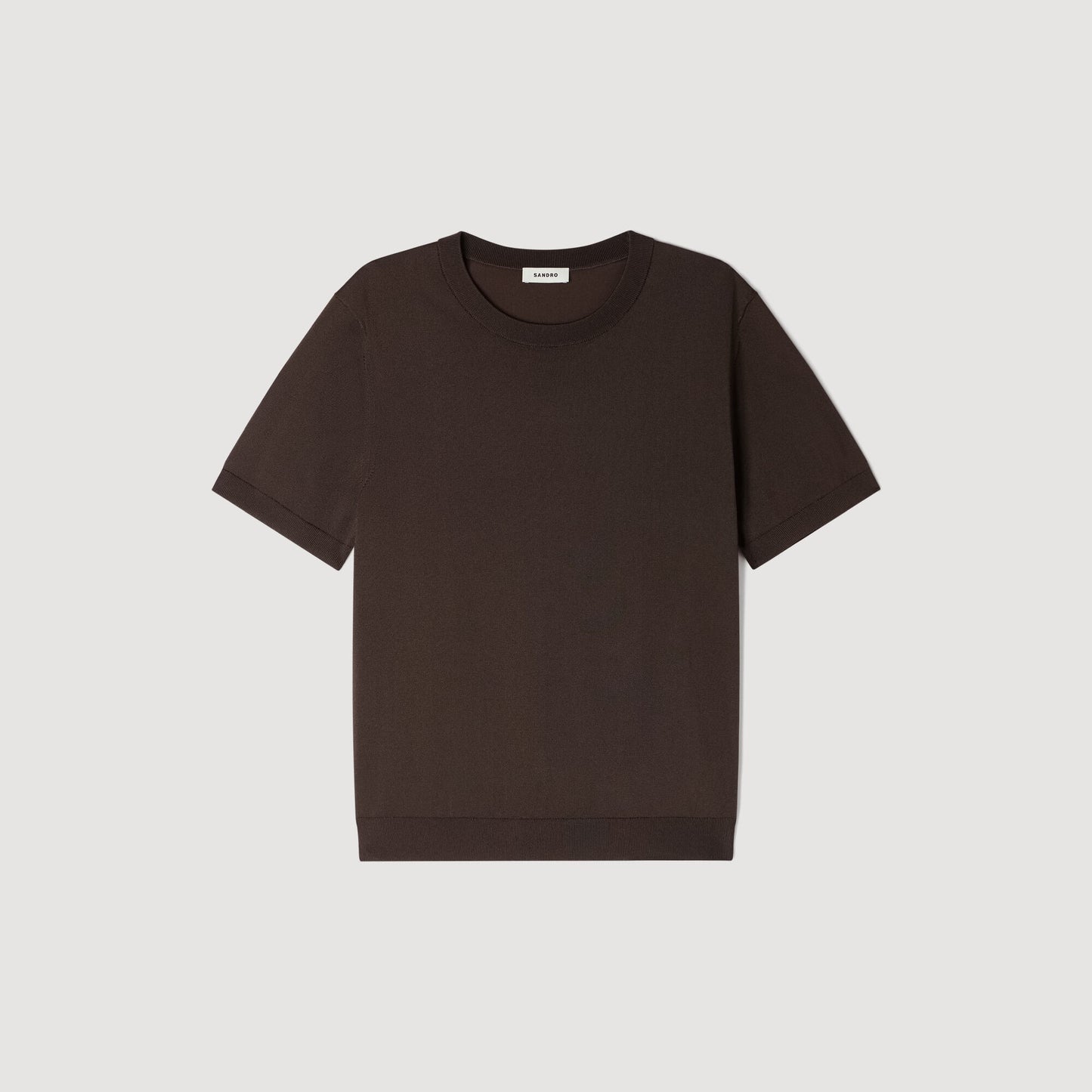 Pablo Tee Knitted T-Shirt Chocolate