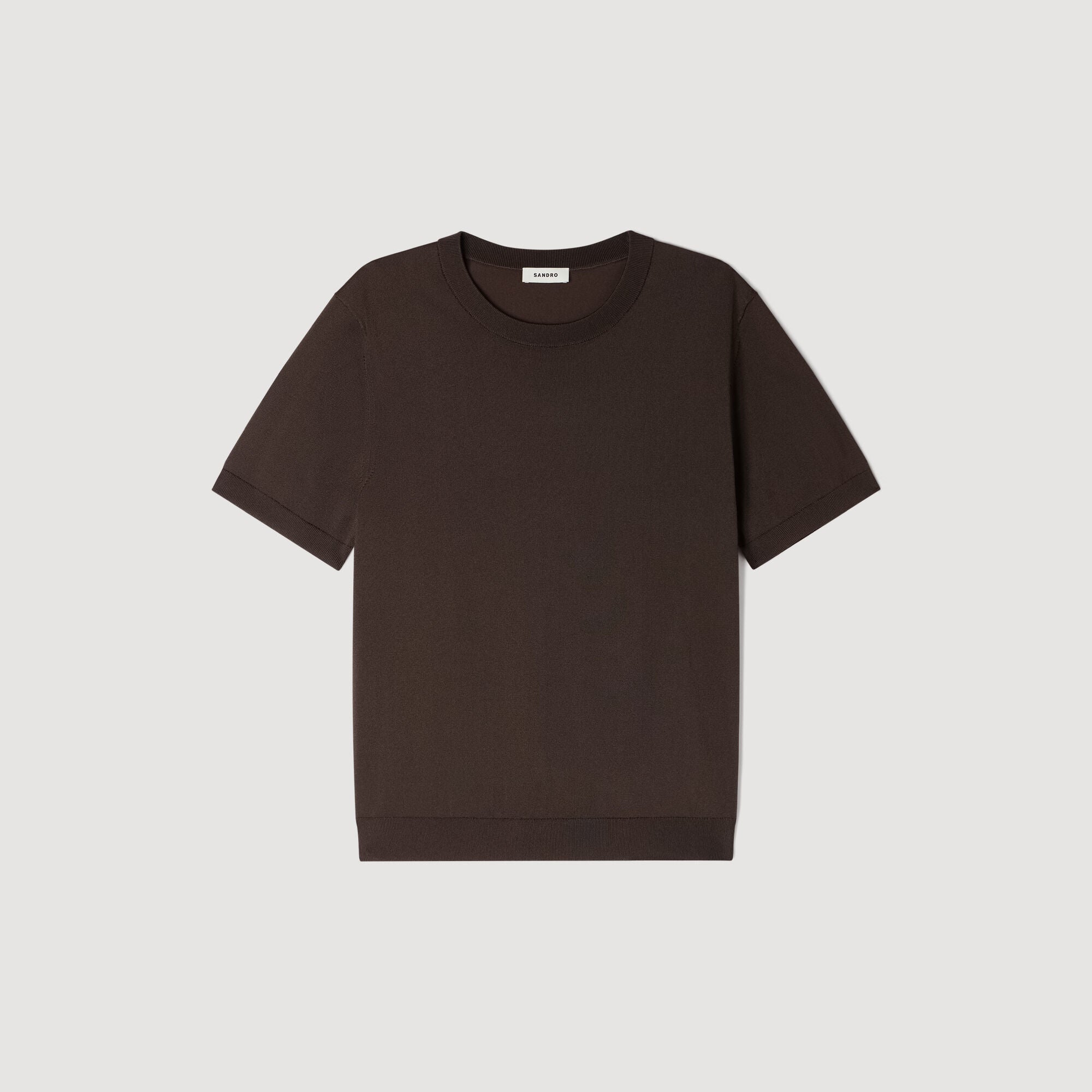 Pablo Tee Knitted T-Shirt Chocolate