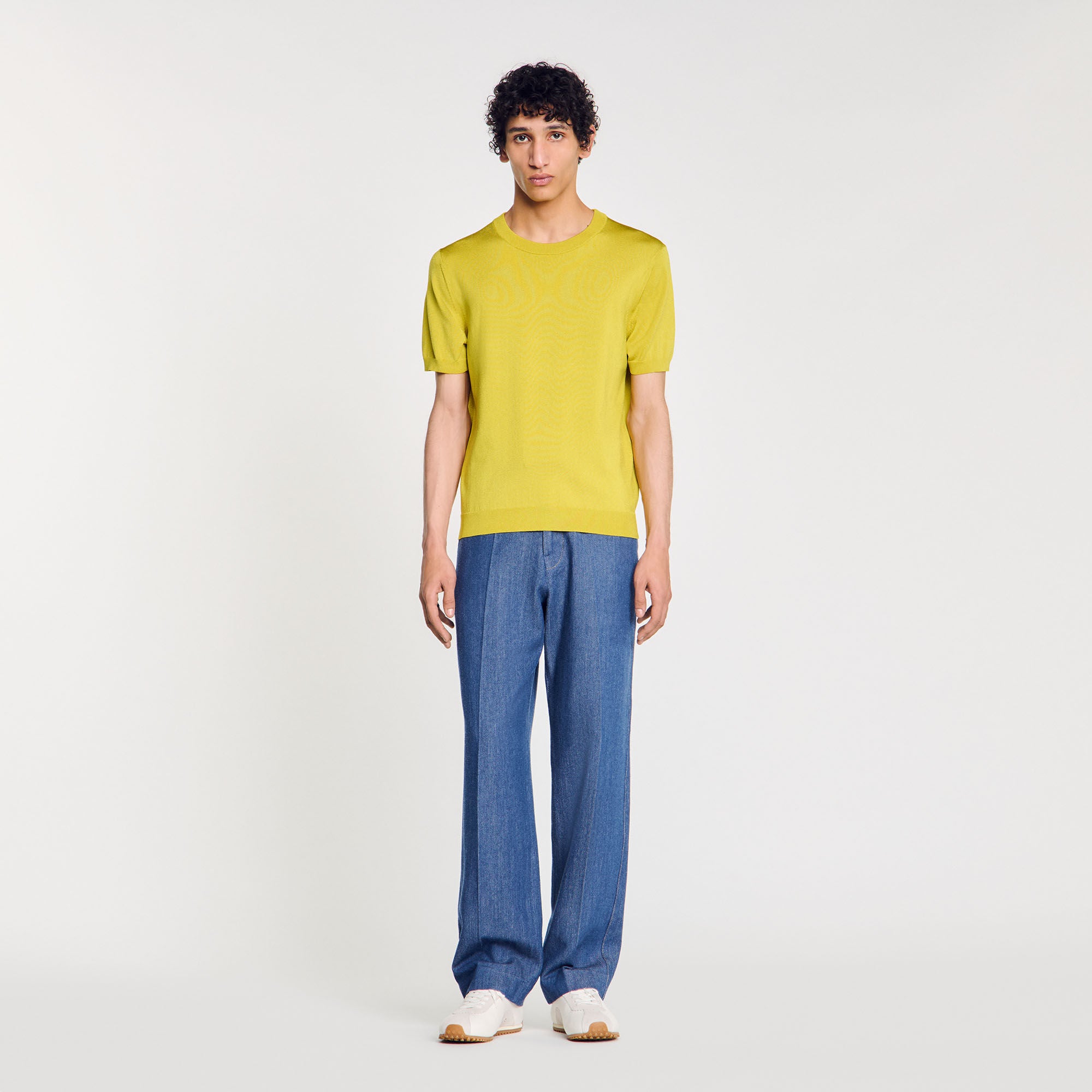 Knitted T-Shirt Super Green