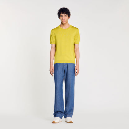 Knitted T-Shirt Super Green