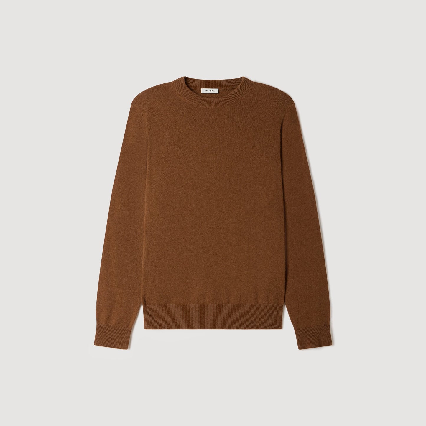 Crewneck Cashmere Cashmere crew neck jumper Dark Camel
