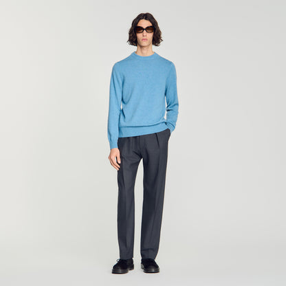 Crewneck Cashmere Cashmere crew neck jumper Chambray