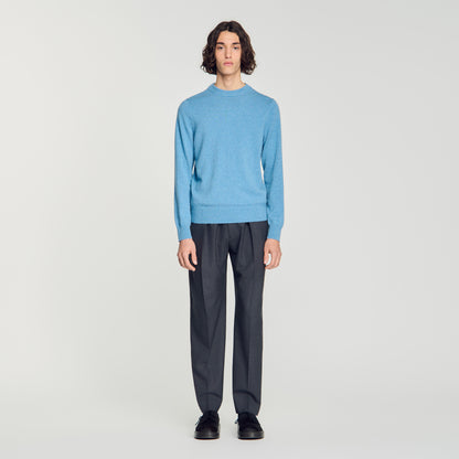 Crewneck Cashmere Cashmere crew neck jumper Chambray