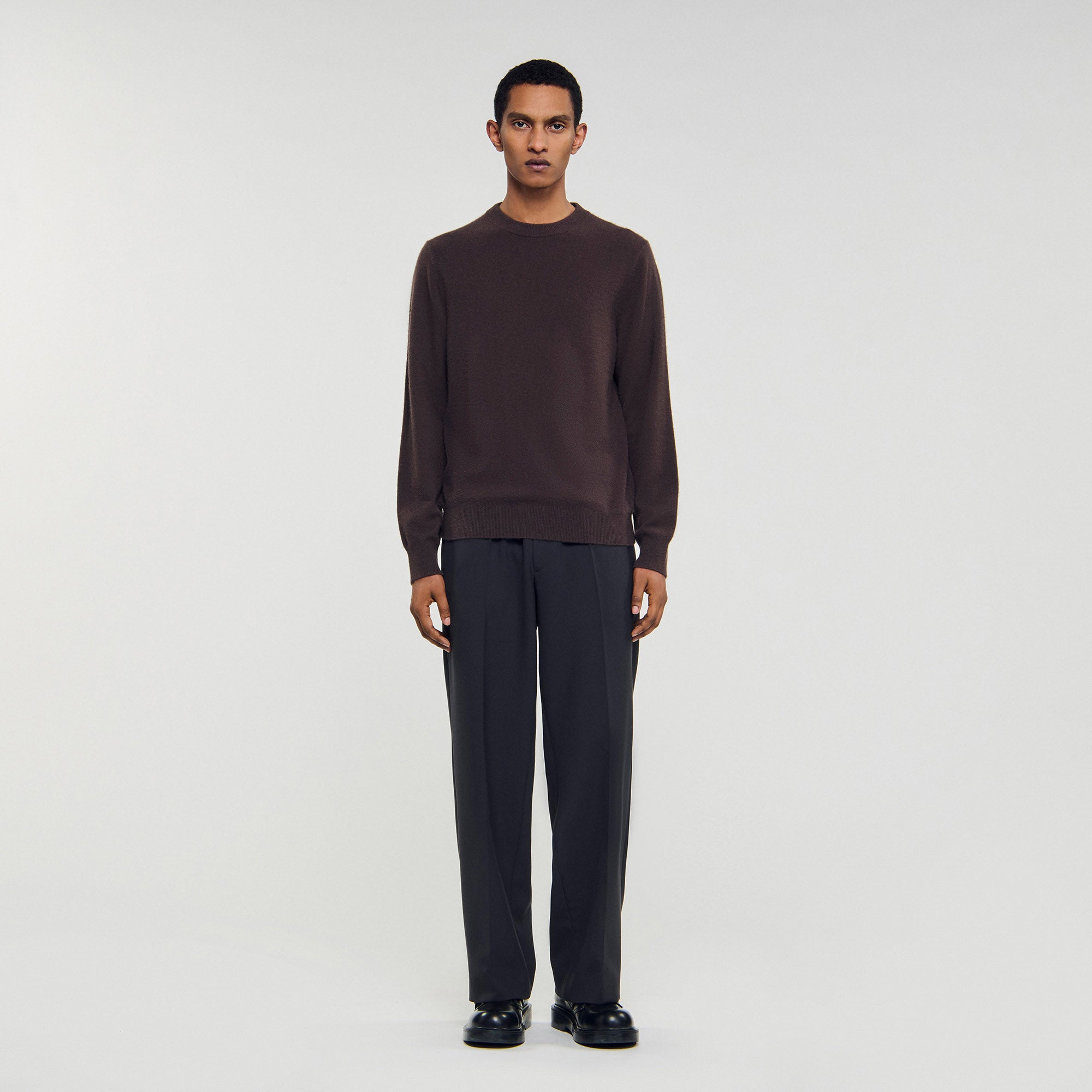 Crewneck Cashmere Cashmere Sweater Taupe