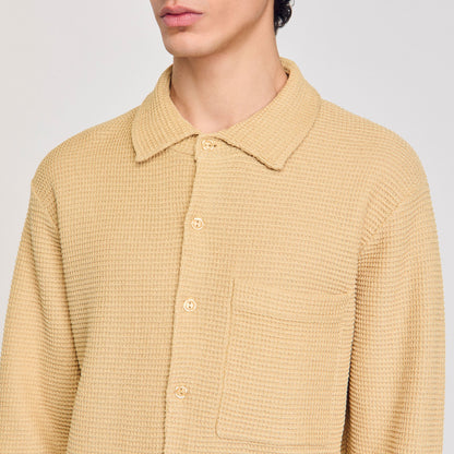 Estiny Oversized Knit Shirt Nut