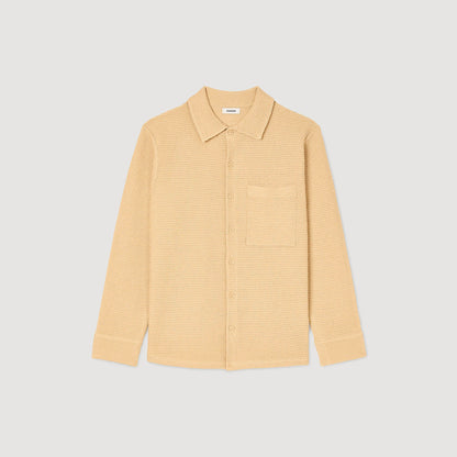 Estiny Oversized Knit Shirt Nut