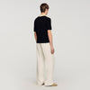 Polo Simone Two-Tone Polo Shirt Black