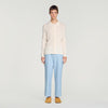 Cardigan Adam  Knit Cardigan Ecru