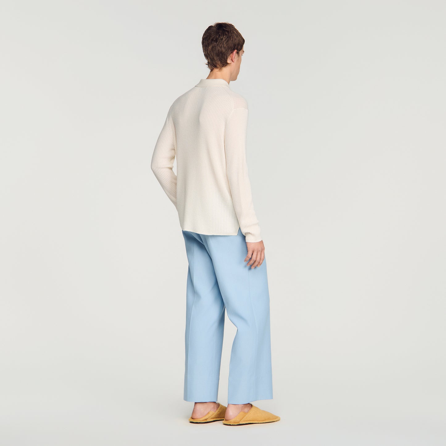 Cardigan Adam  Knit Cardigan Ecru