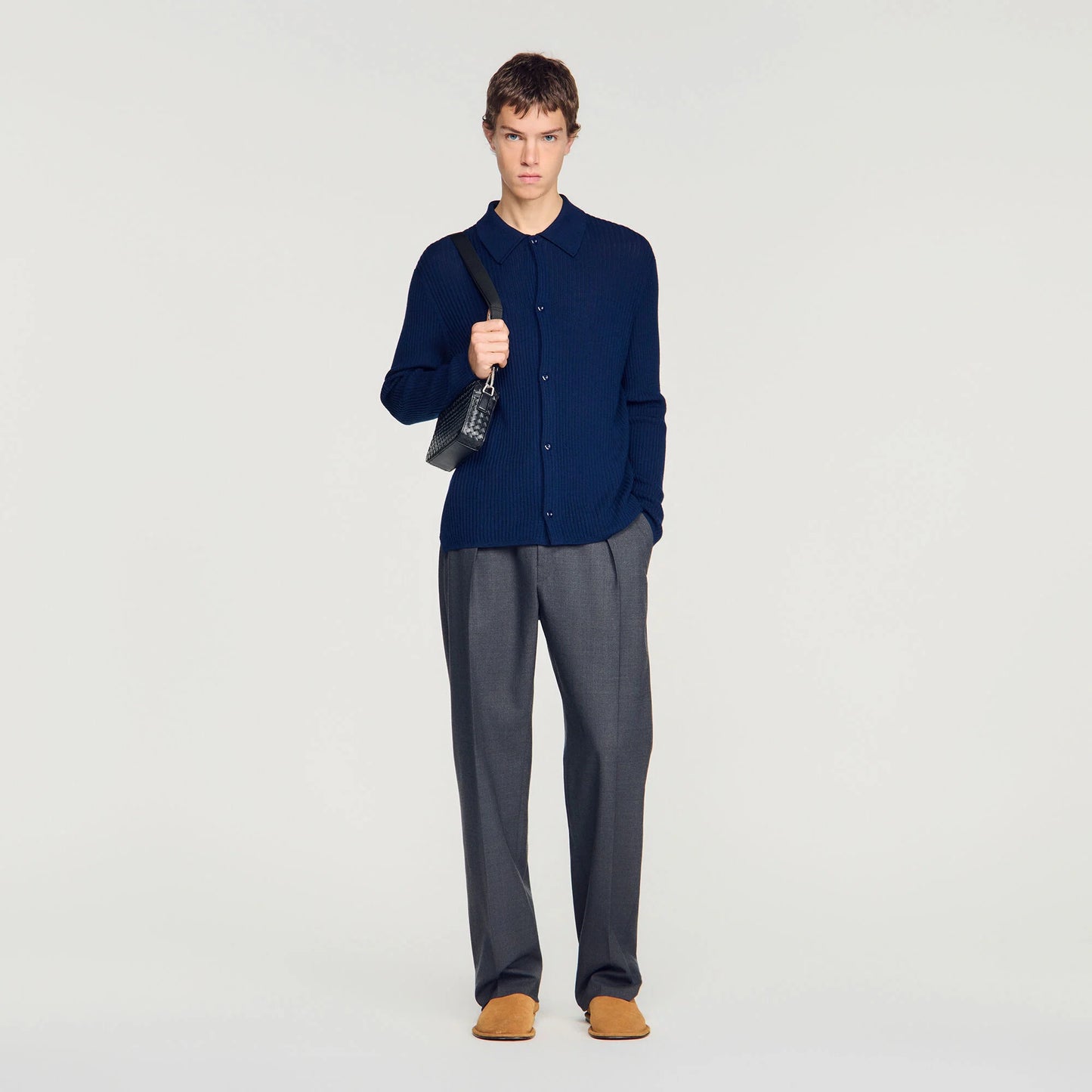 Cardigan Adam  Knit Cardigan Royal Blue