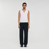Gianni Tank Wool Vest Top Off White