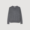 Fine Knit Jumper Mocked Grey