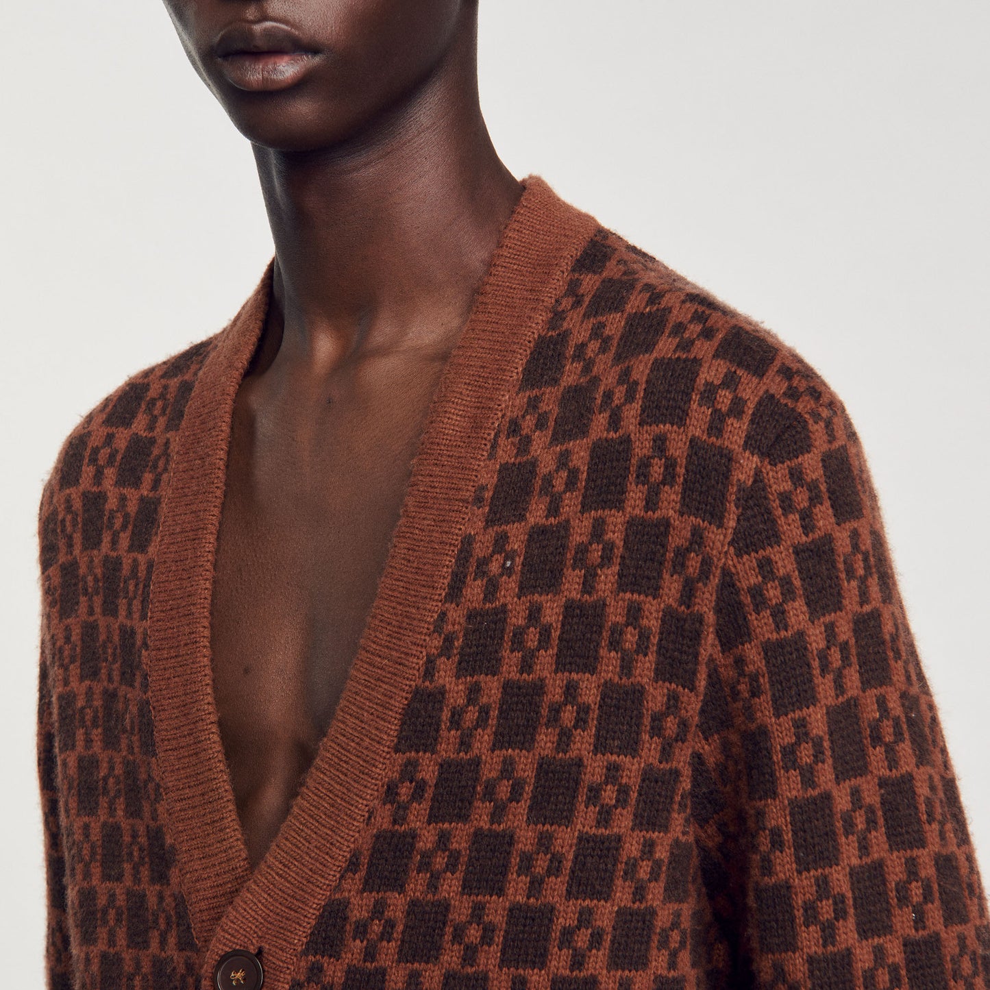 Cross Cardigan Cognac