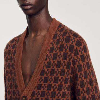 Cross Cardigan Cognac
