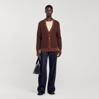 Cross Cardigan Cognac