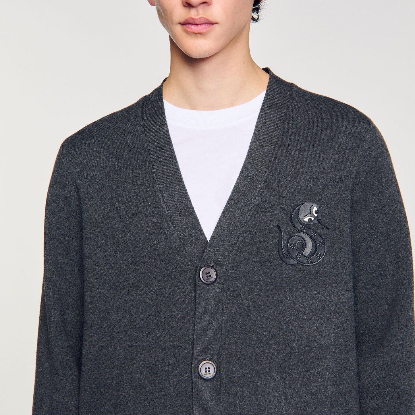 Snake Cardigan Lime